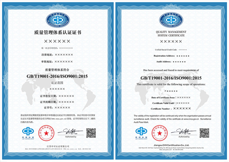 ISO9001 质量管理体系